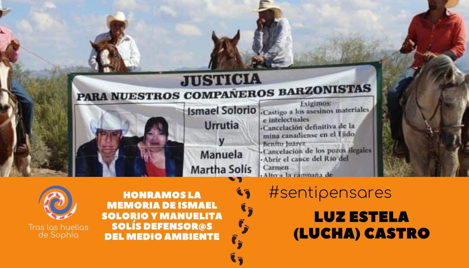 HONRAMOS LA MEMORIA DE ISMAEL SOLORIO Y MANUELITA SOLÍS DEFENSOR@S DEL MEDIO AMBIENTE