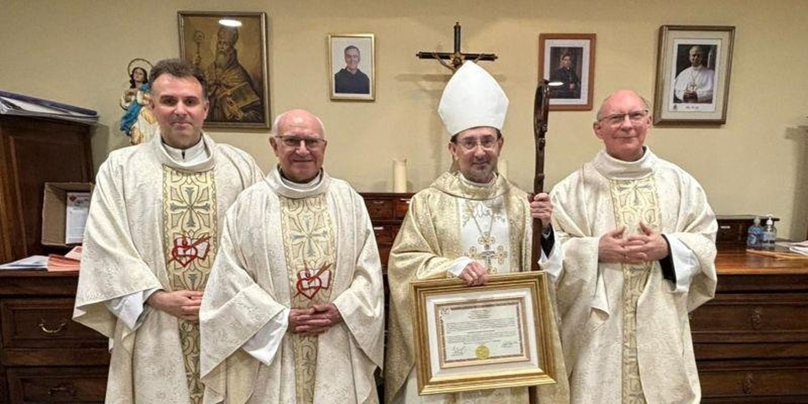 El arzobispo en la celebración