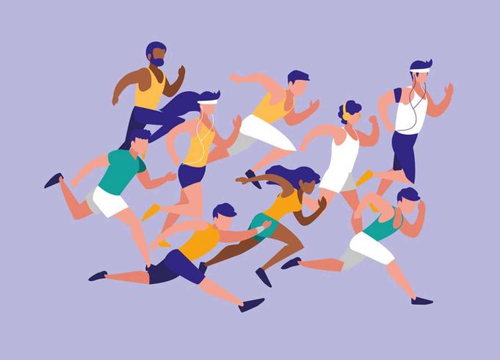 vector-people-athlete-running-avatar-race-character