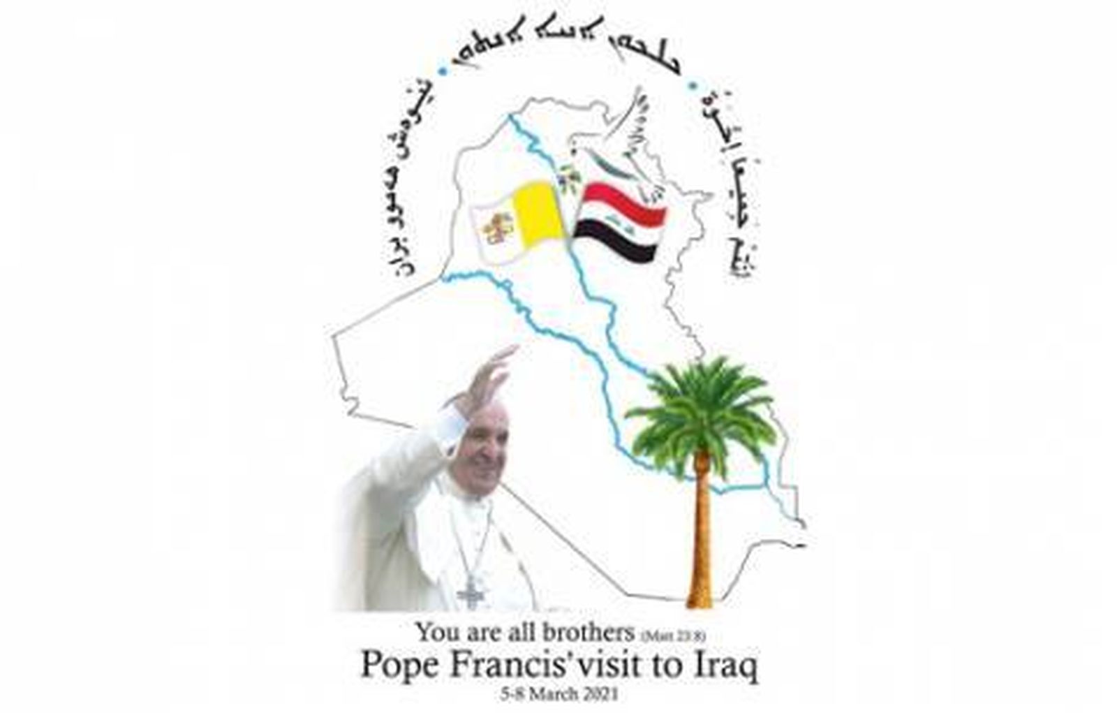 “Sois todos hermanos”, lema de la visita del Papa a Irak