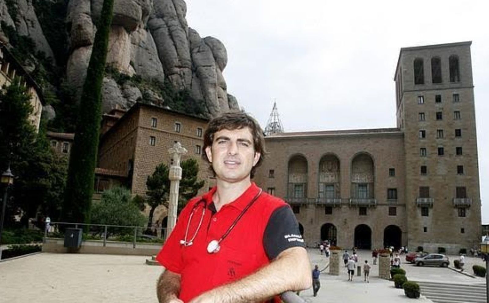 Jordi Blancafort, enfermero en Montserrat
