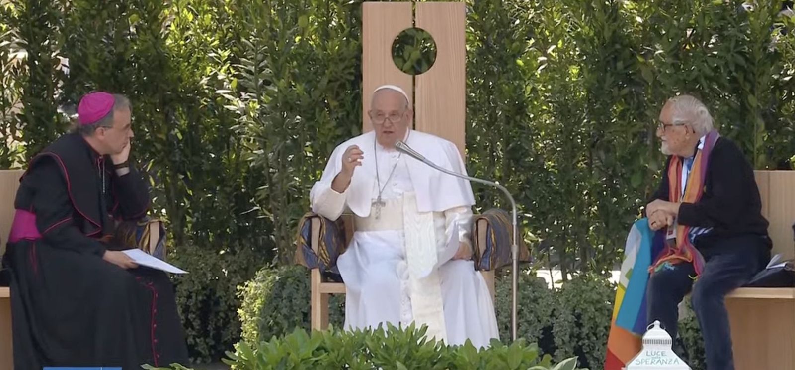 El Papa, en el Arena de Verona