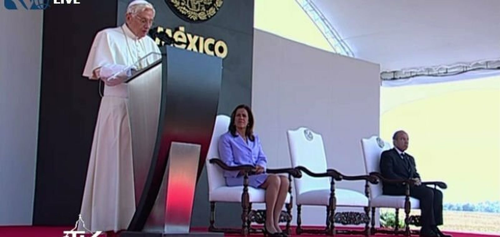 Discurso de despedida del Papa en México