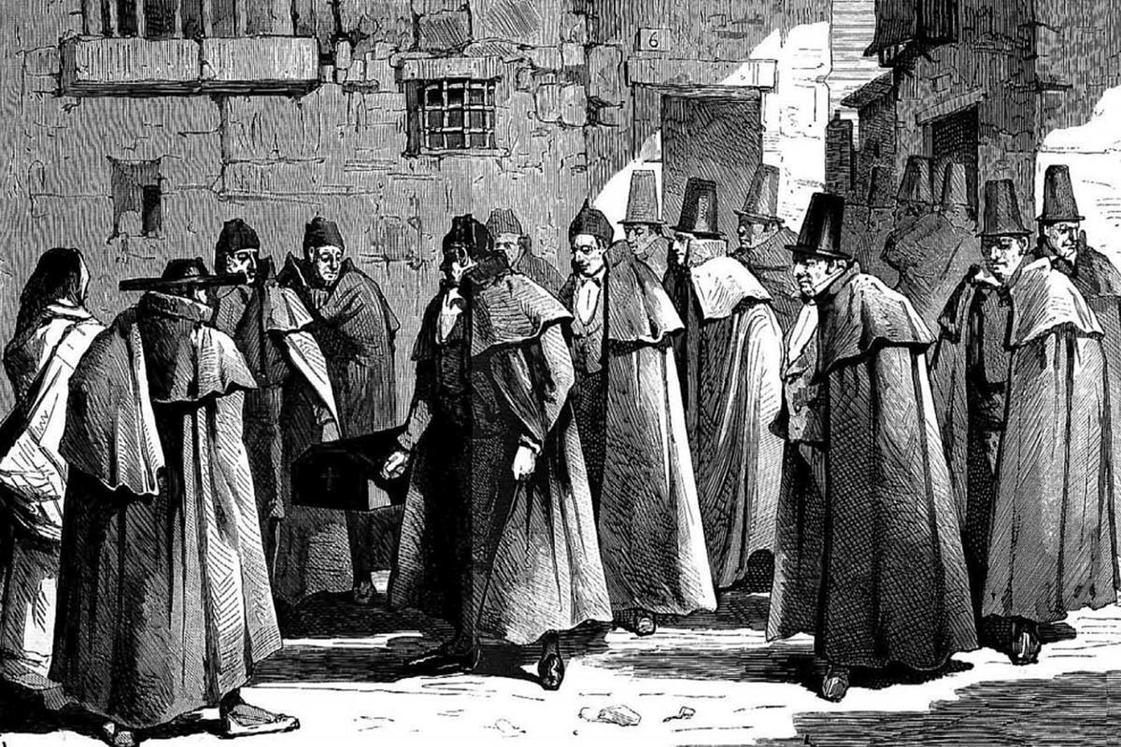 La Cofradía de la Virgen de los Desamparados enterraba los náufragos.