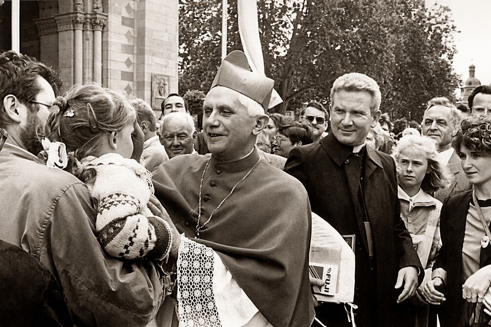 Joseph Ratzinger en Espira (3 de junio de 1990)
