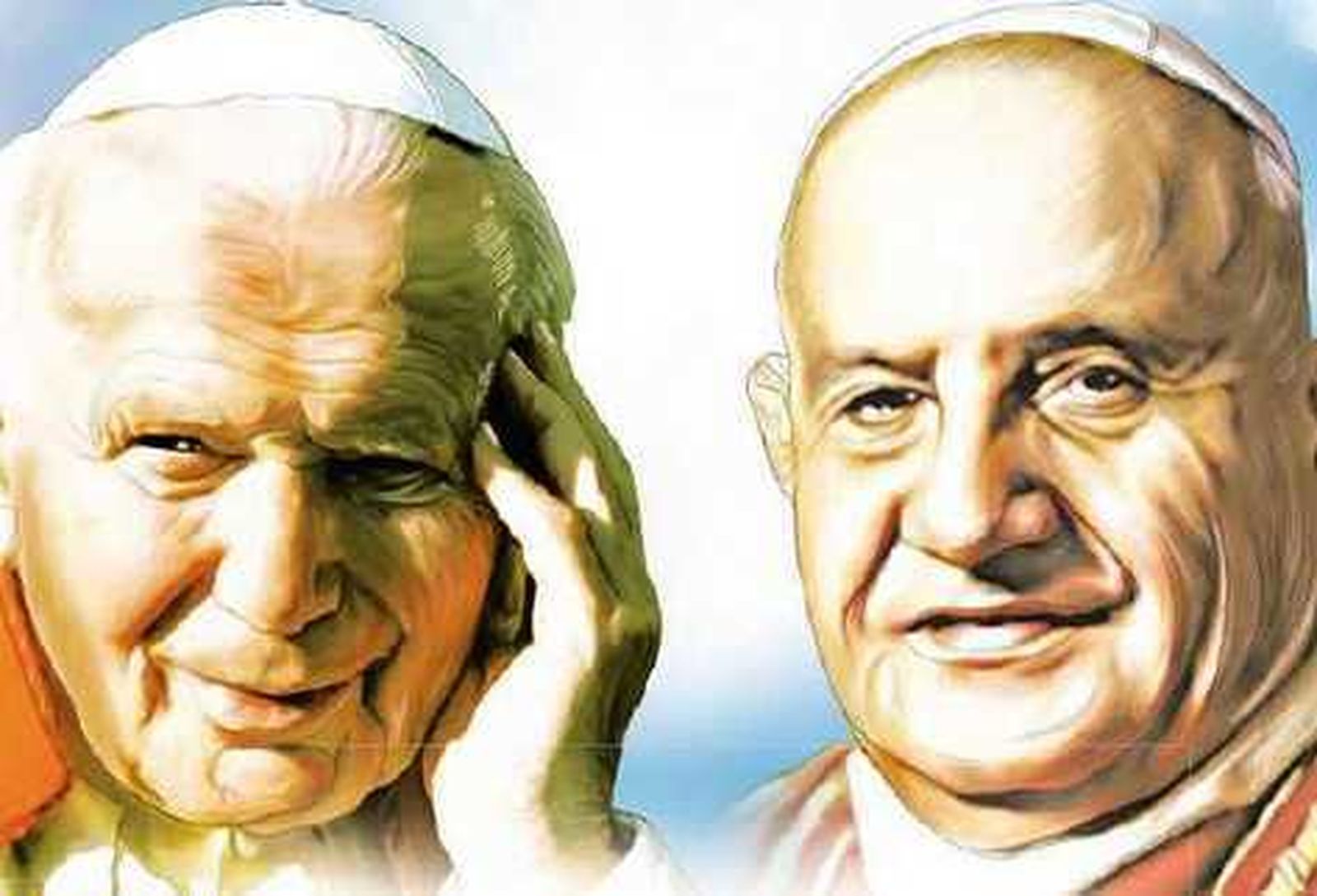 Juan Pablo II y Juan XXIII