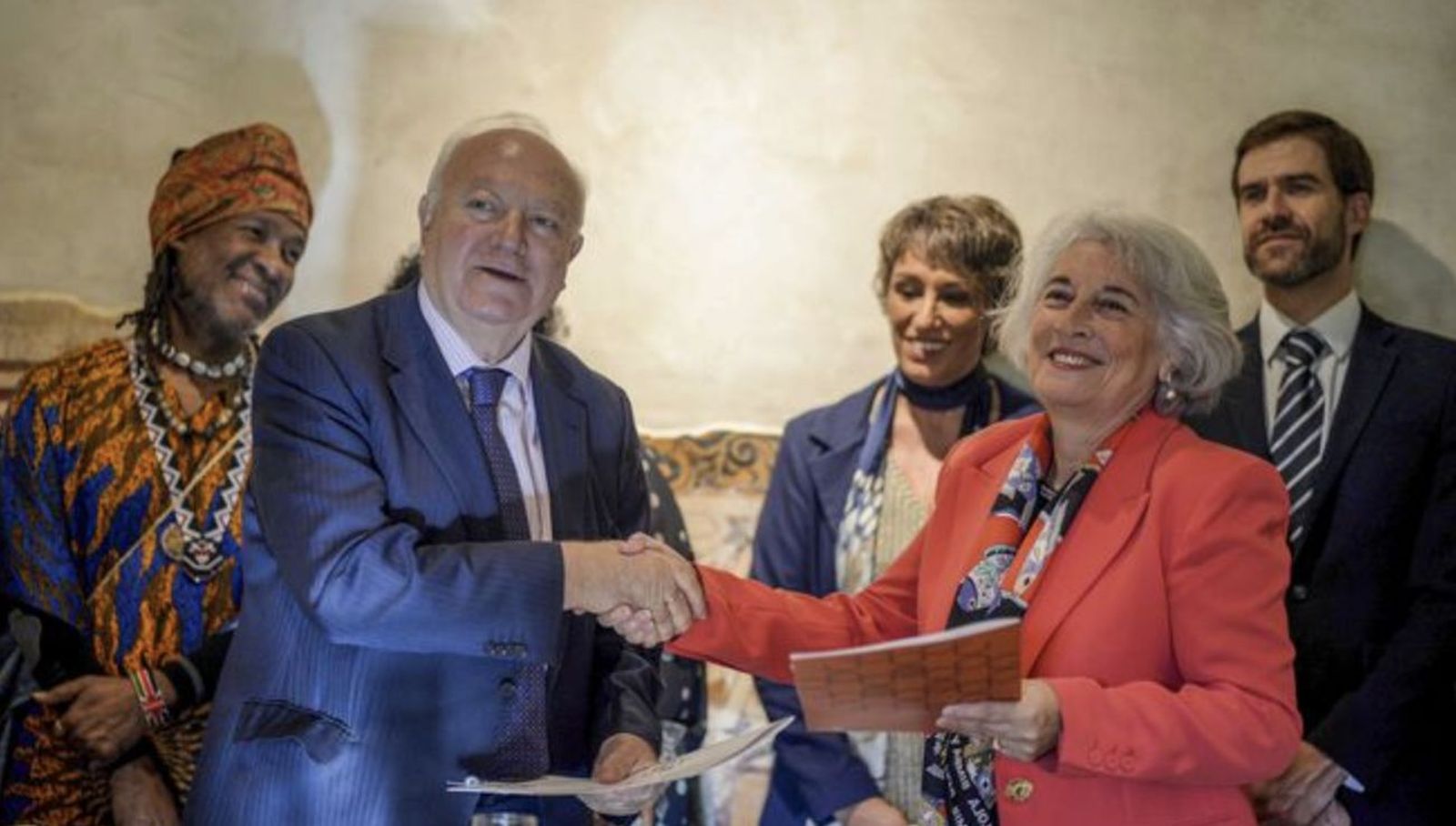 Isabel Romero y Miguel Ángel Moratinos