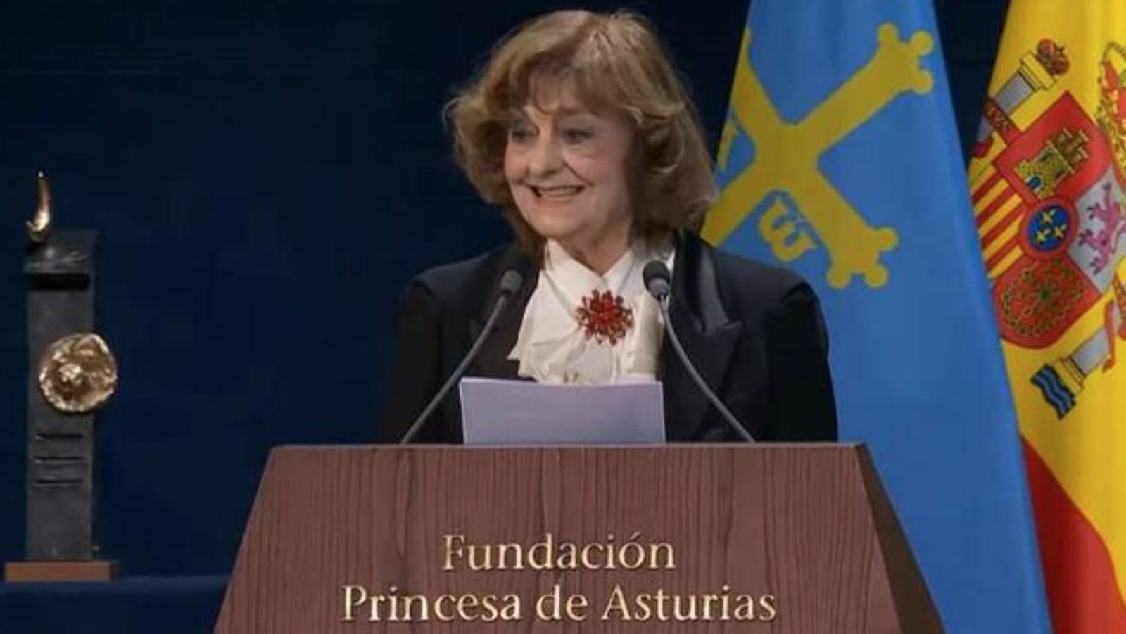 Ana Blandiana en los Premios Princesa de Asturias 2024