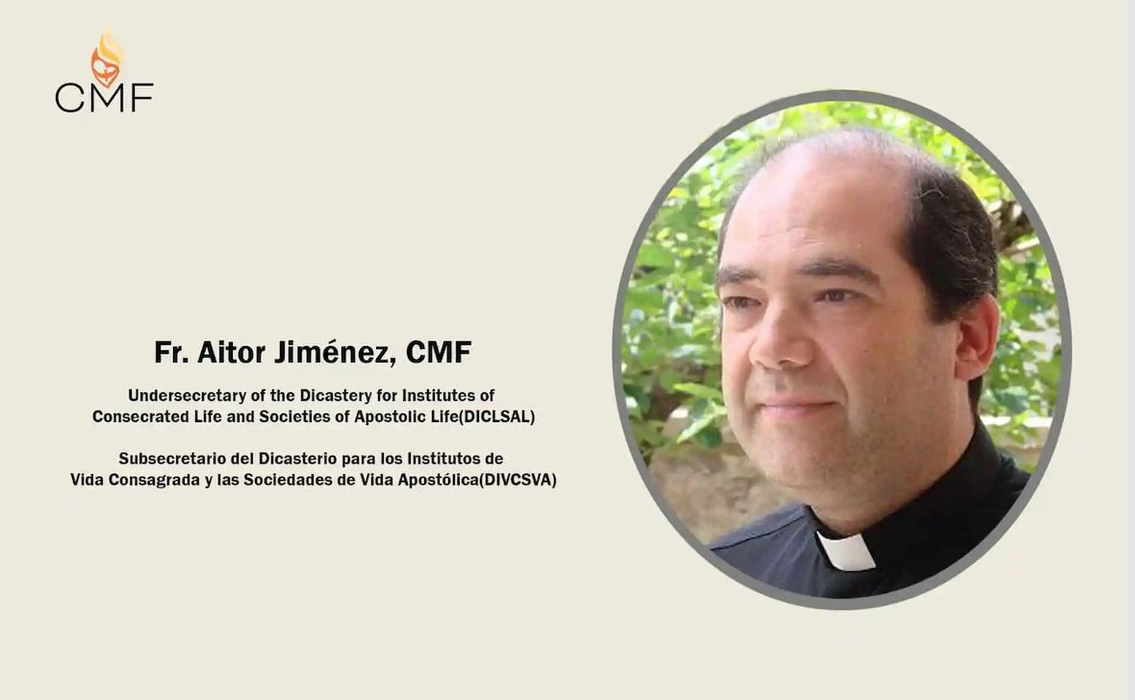 El padre Aitor Jiménez Echave