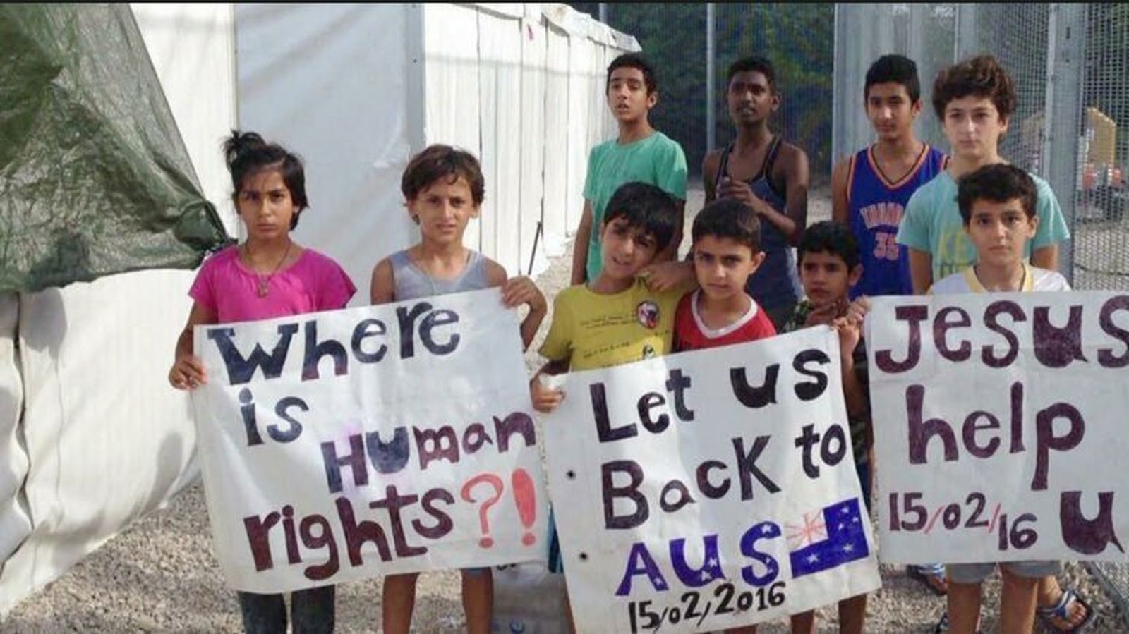 Niños refugiados presos en Nauru