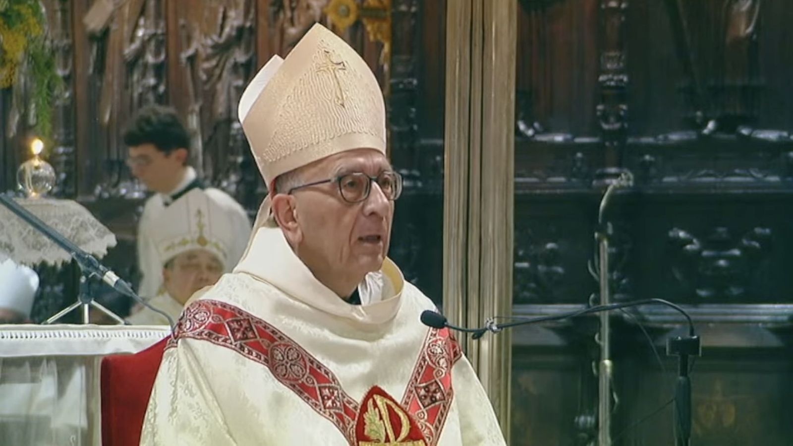 El cardenal Omella, durante su homilía en la ordenación episcapal de Florencio Roselló
