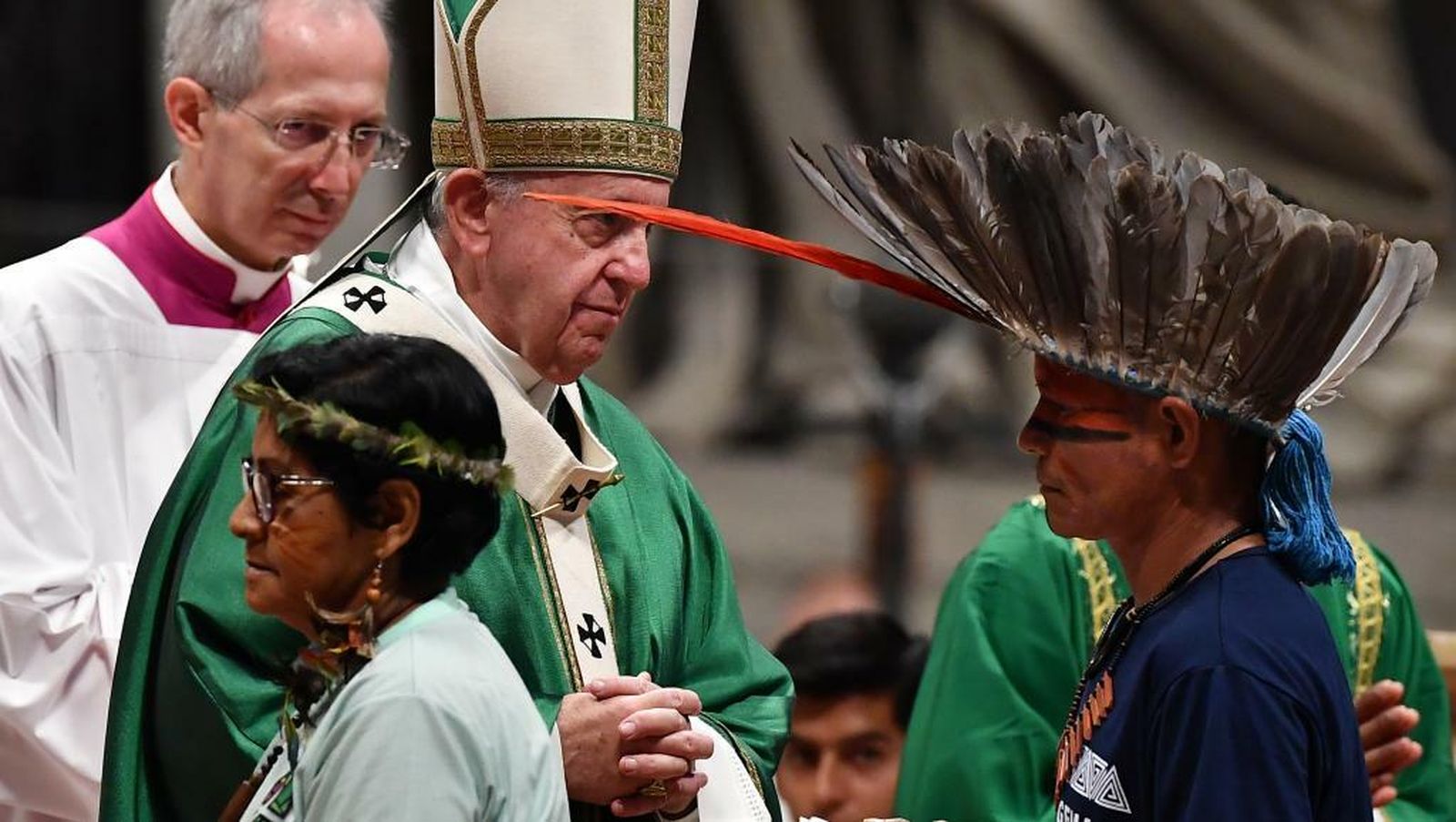 Francisco en el sínodo para la Amazonía