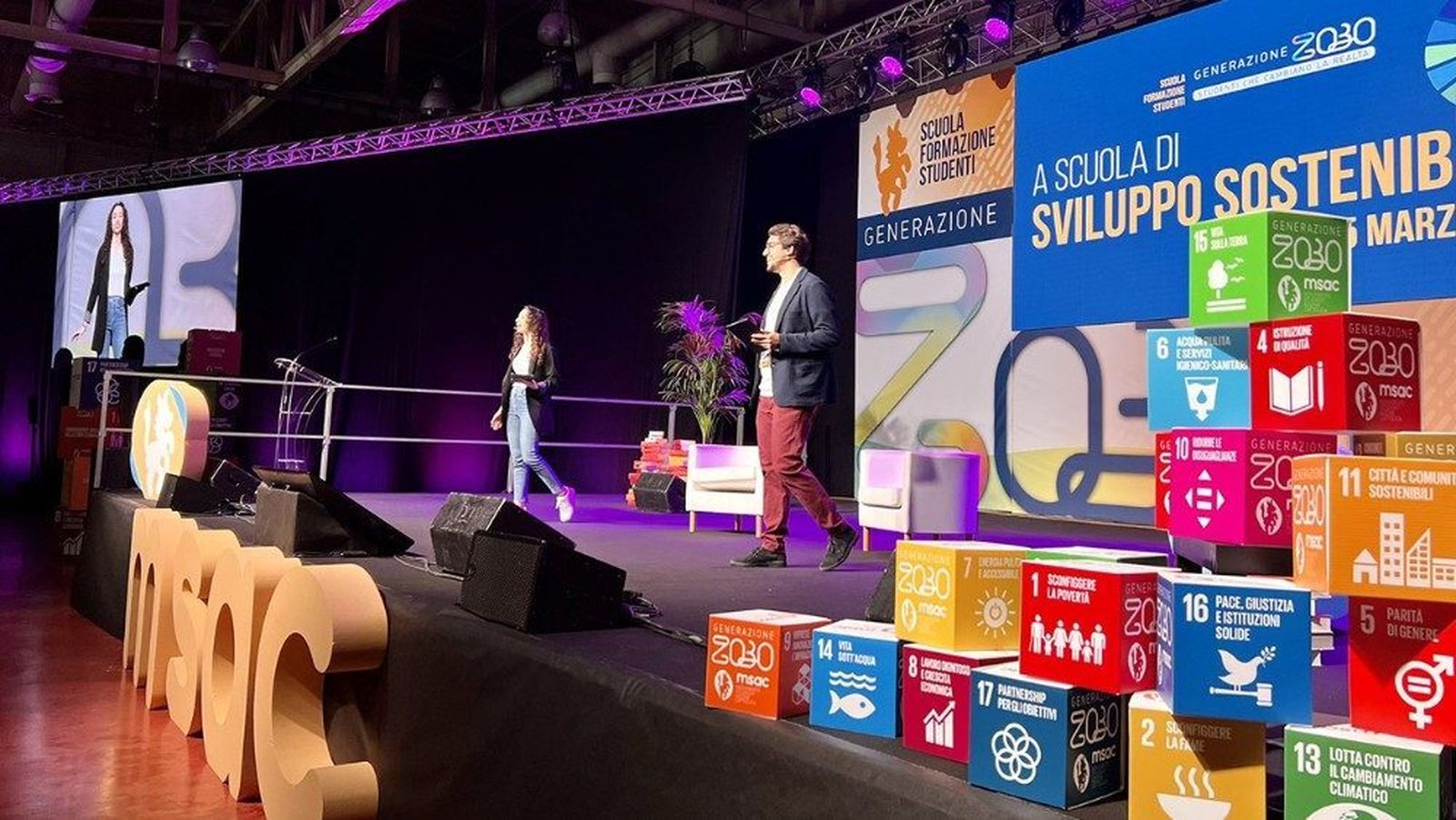 Jóvenes de la Acción Católica durante el encuentro