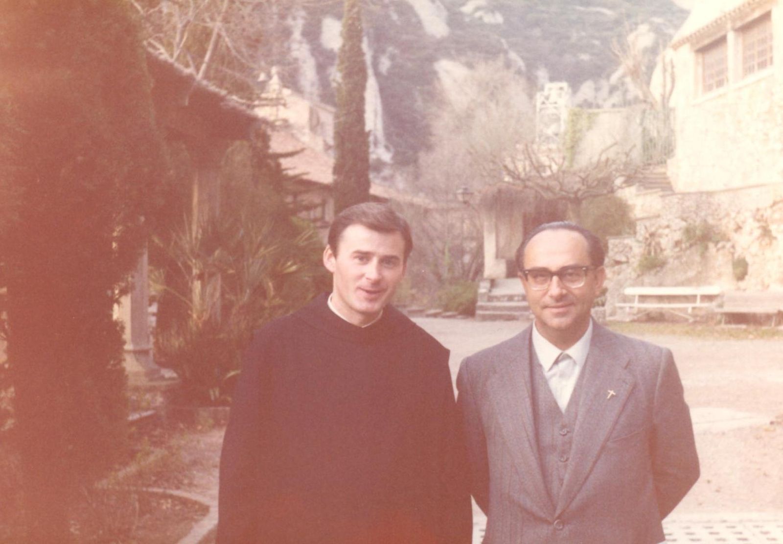 Alexandre Alapont con el autor del artículo en 1985