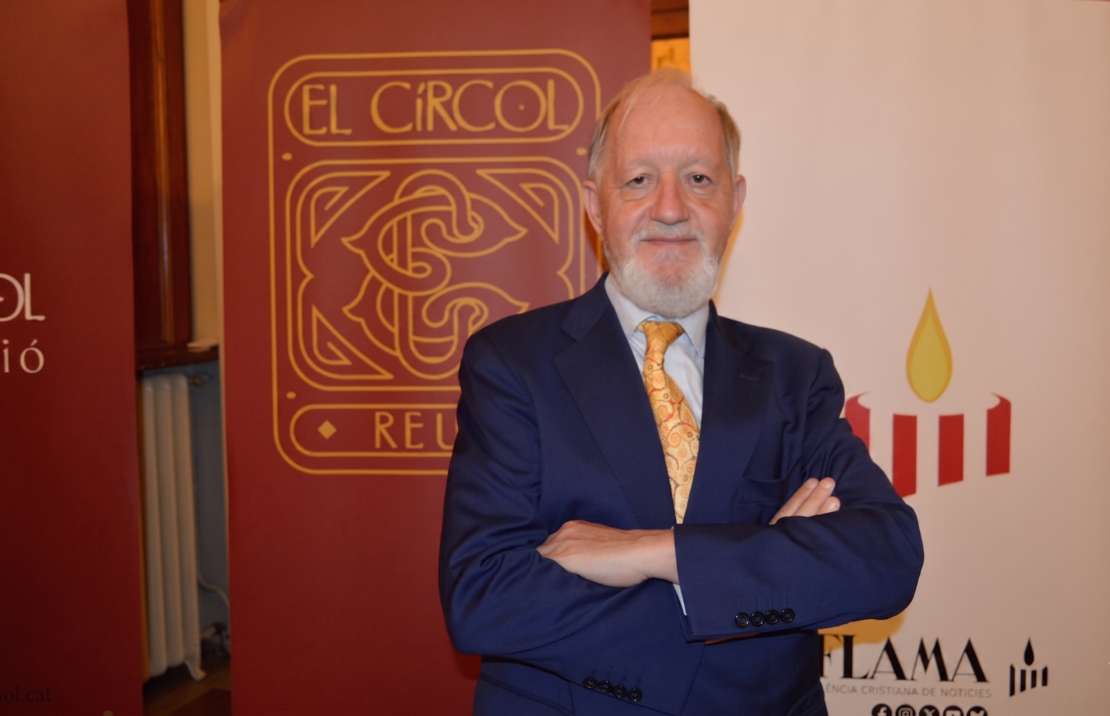 Josep Maria Tarragona, en la cuna de Gaudí.