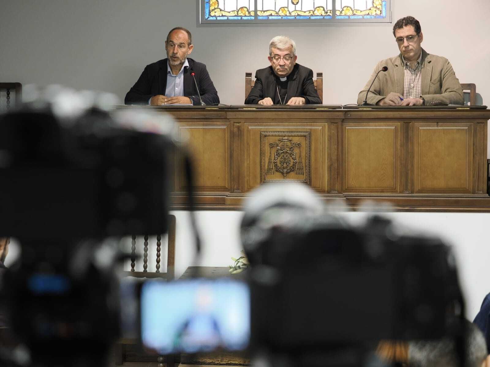 Argüello, durante la presentación del informe sobre abusos del Arzobispado de Valladolid