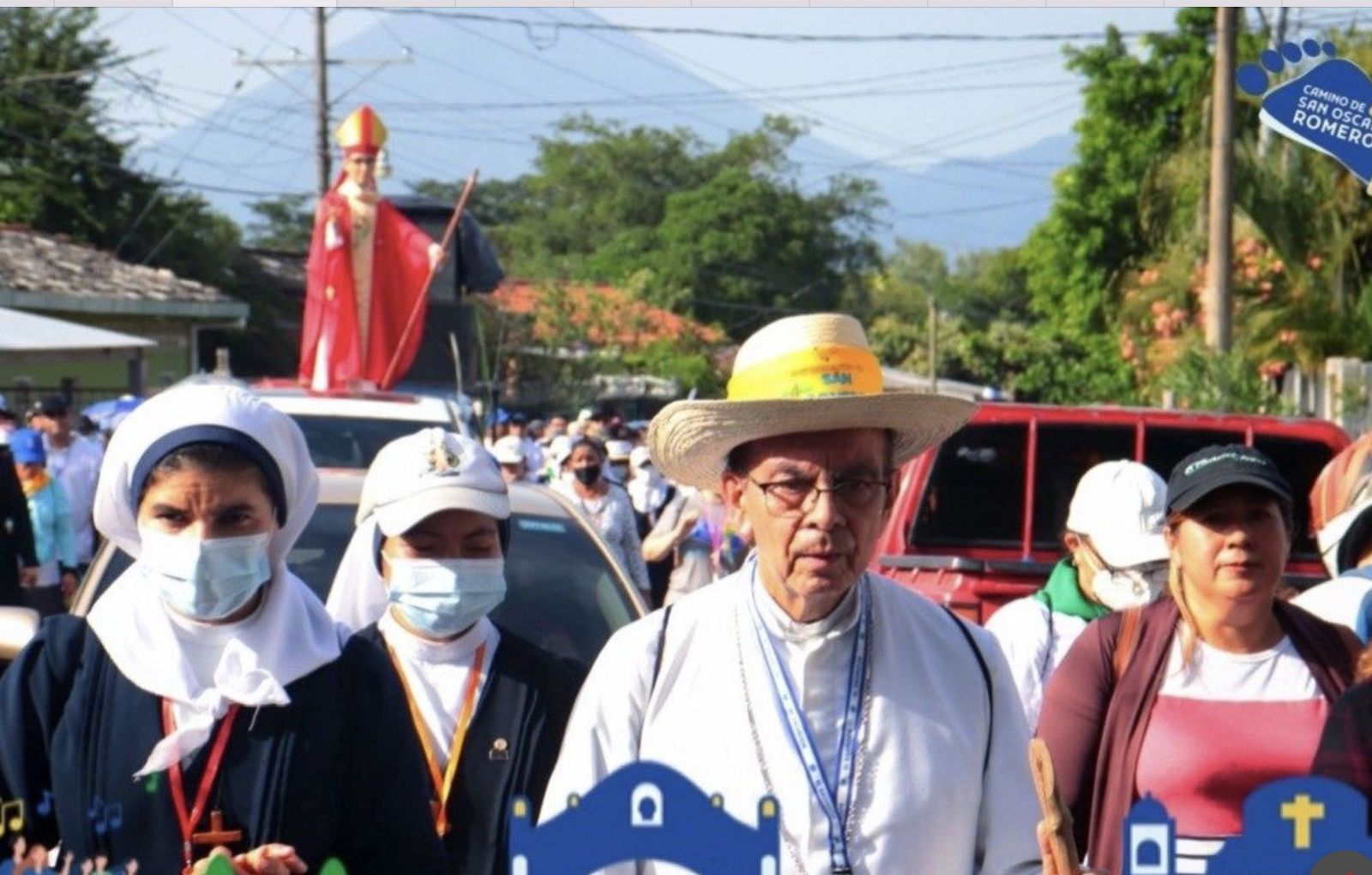 El cardenal Rosa Chávez encabezó la peregrinación