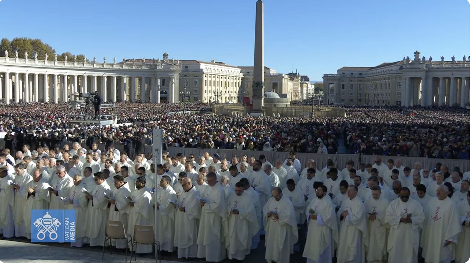 Misa en la solemnidad de Cristo Rey en la plaza de San Pedro