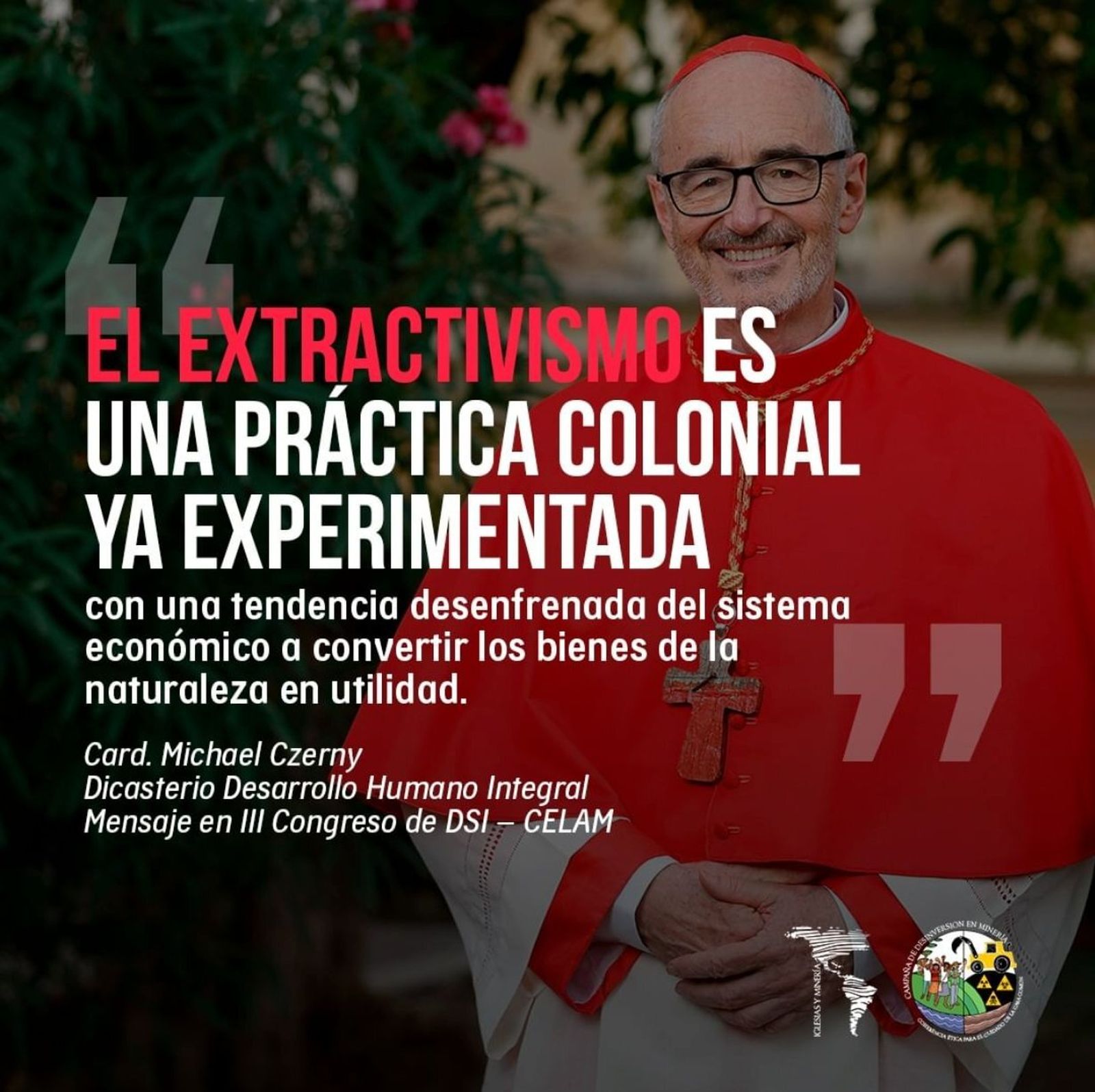Cardenal Czerny sobre colonialismo