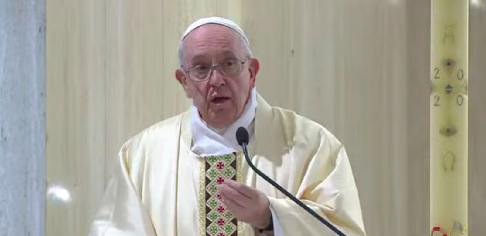 El Papa, hoy, en Santa Marta