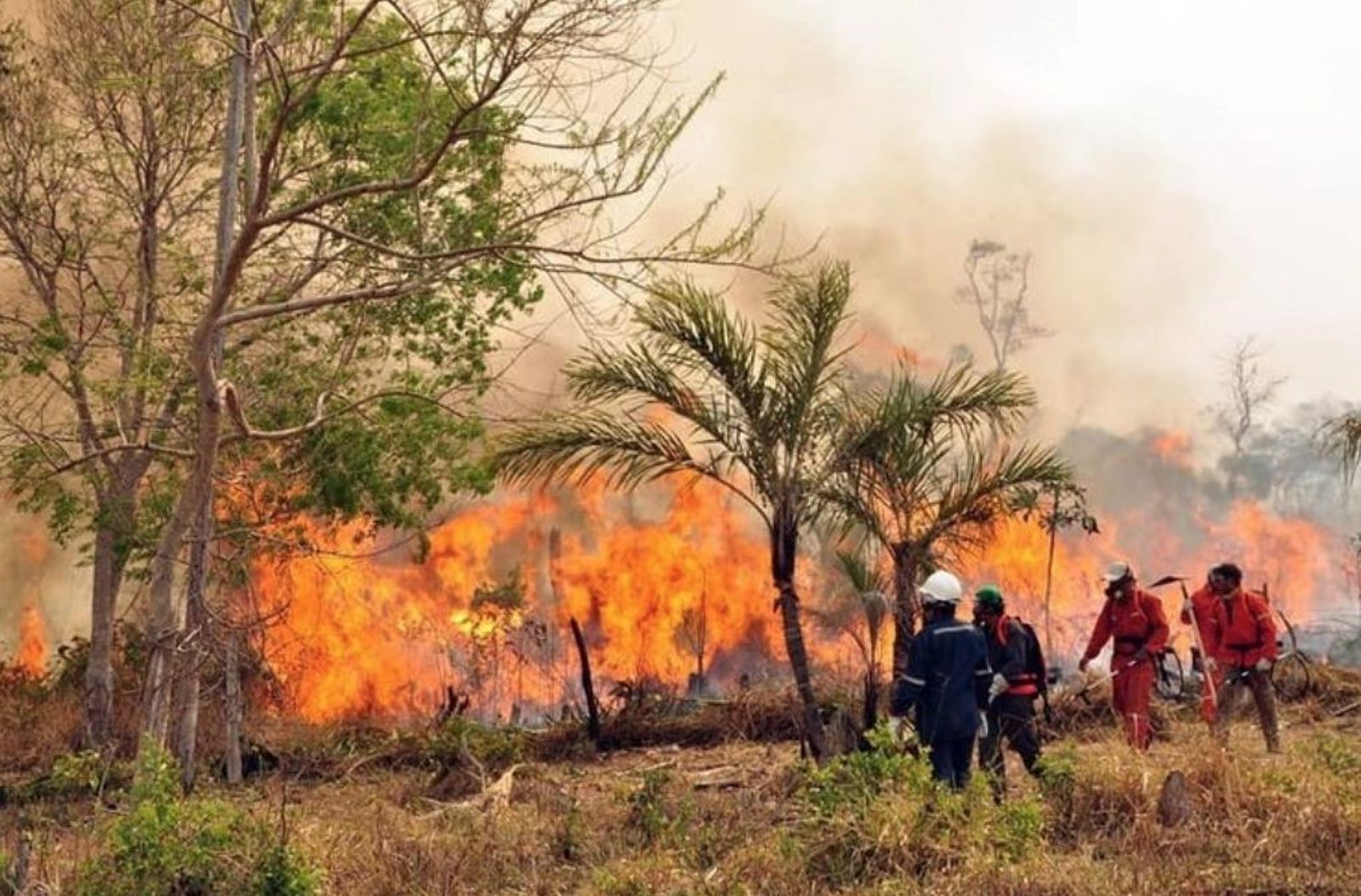 Incendio en Bolivia