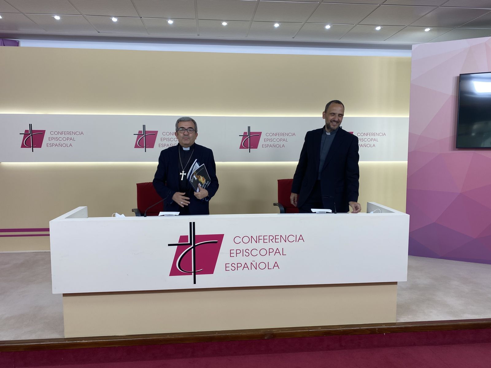 Argüello, con Josetxo Vera