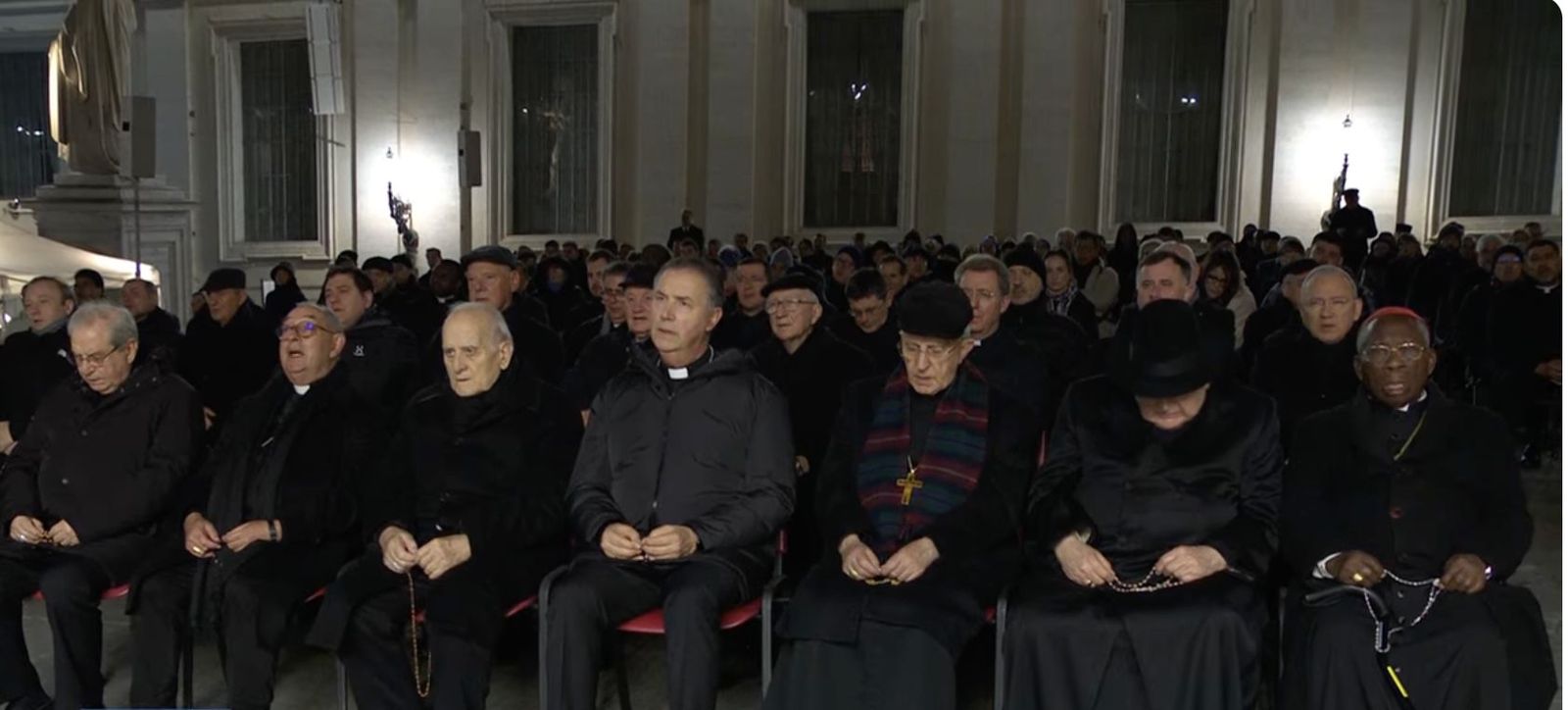 Algunos de los cardenales presentes hoy