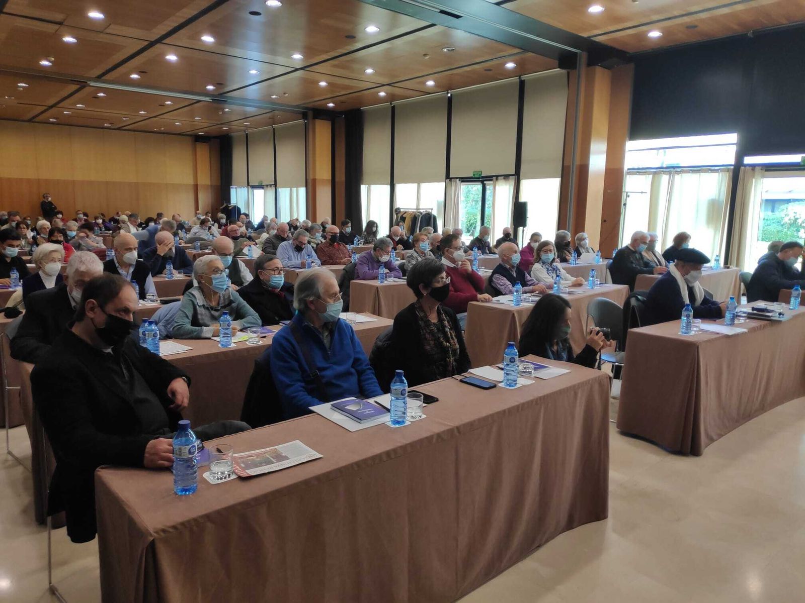 La sala de conferencias del Hotel Alimara, durante el evento.