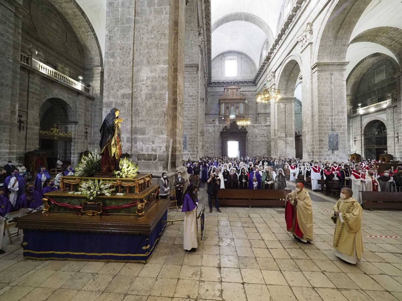 Blázquez y Argüello, en la catedral de Valladolid