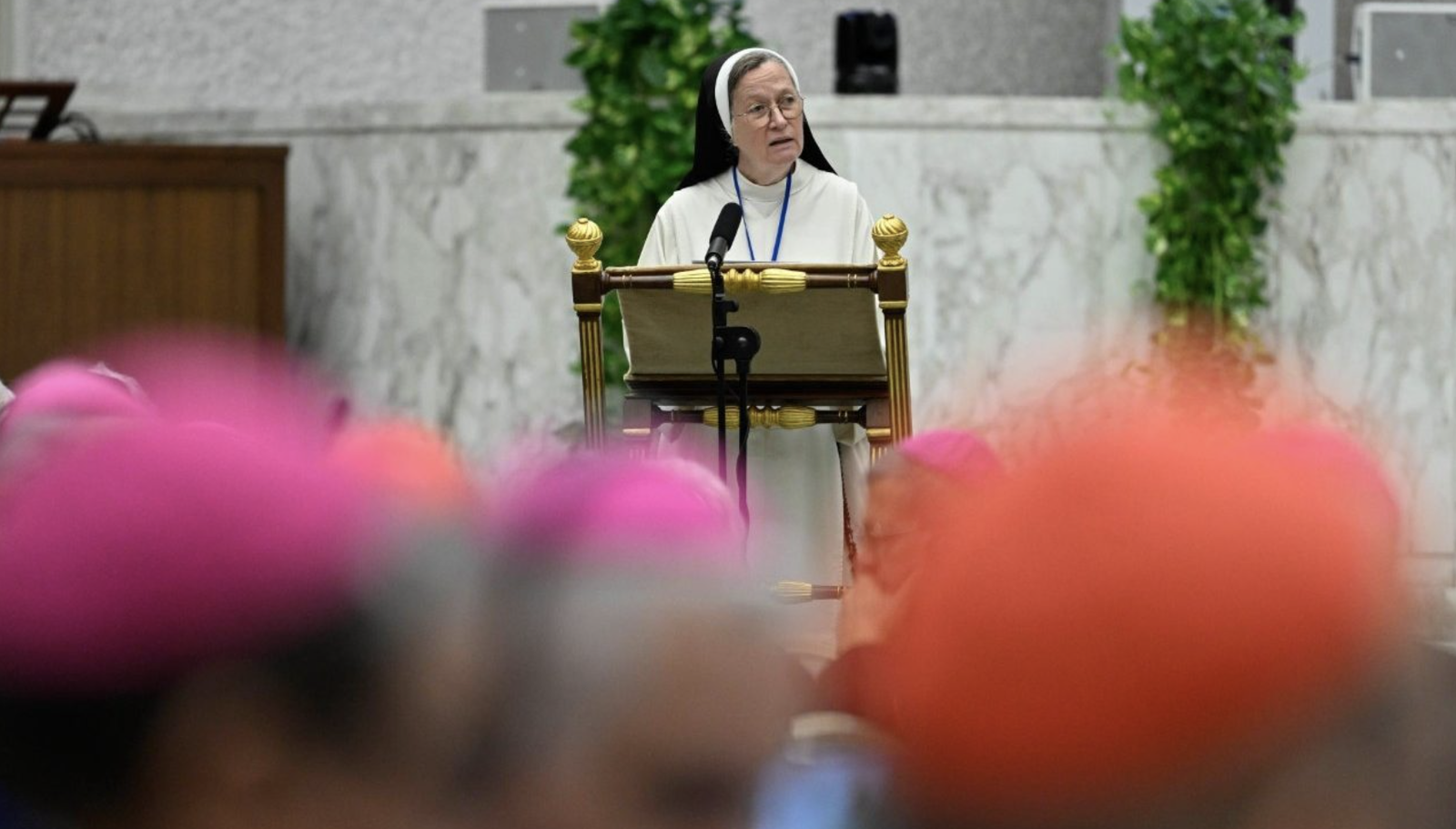 La hermana Alford en el Encuentro sobre Amoris