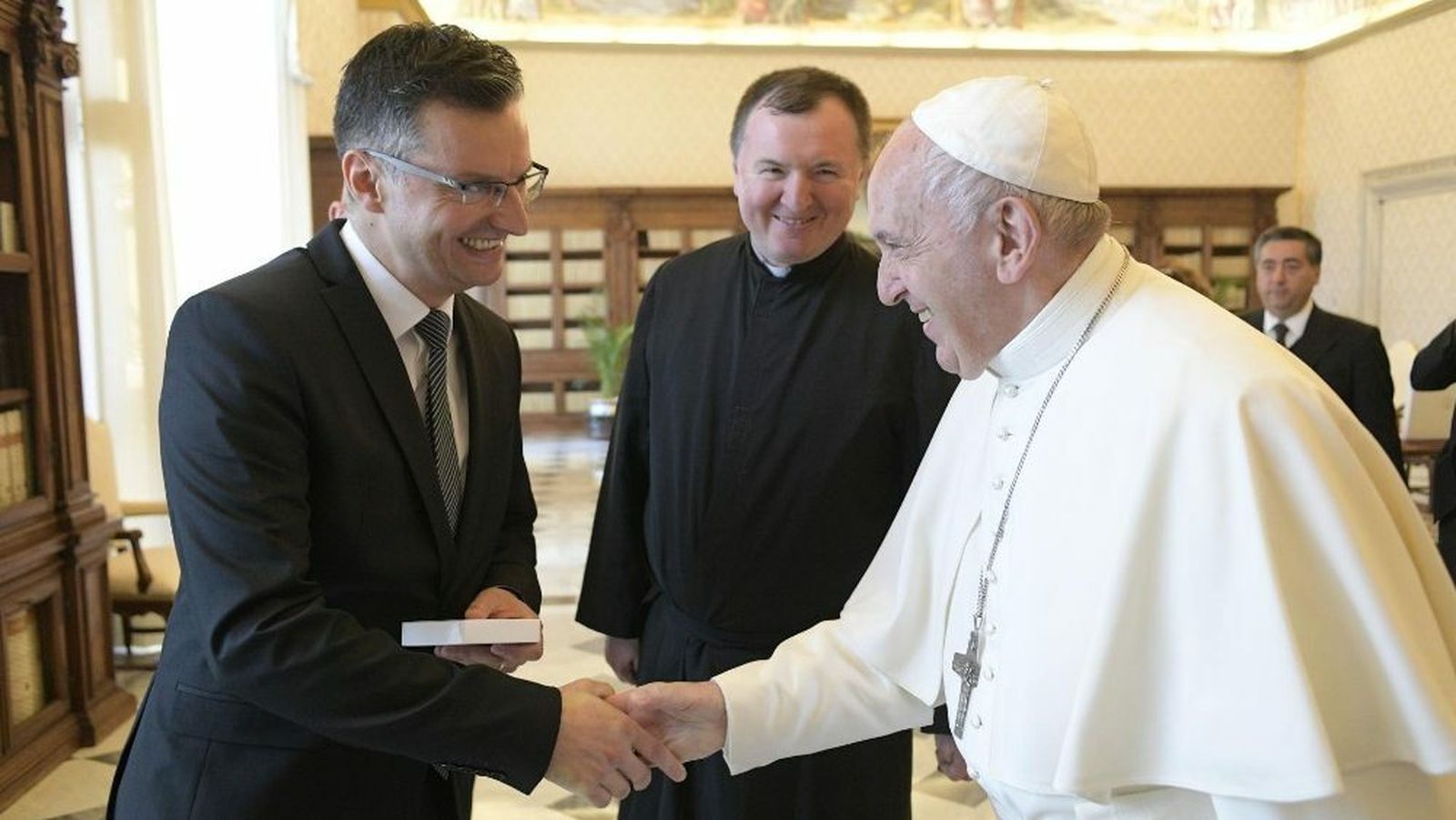 El Papa recibe al primer ministro de Eslovenia