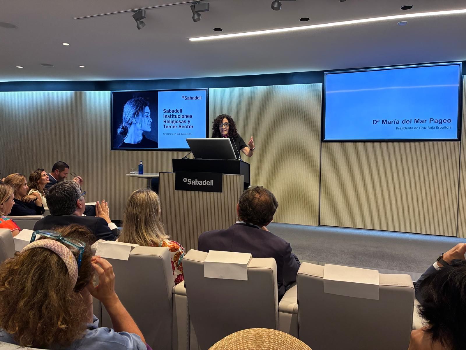 María del Mar Pageo, presidenta de Cruz Roja