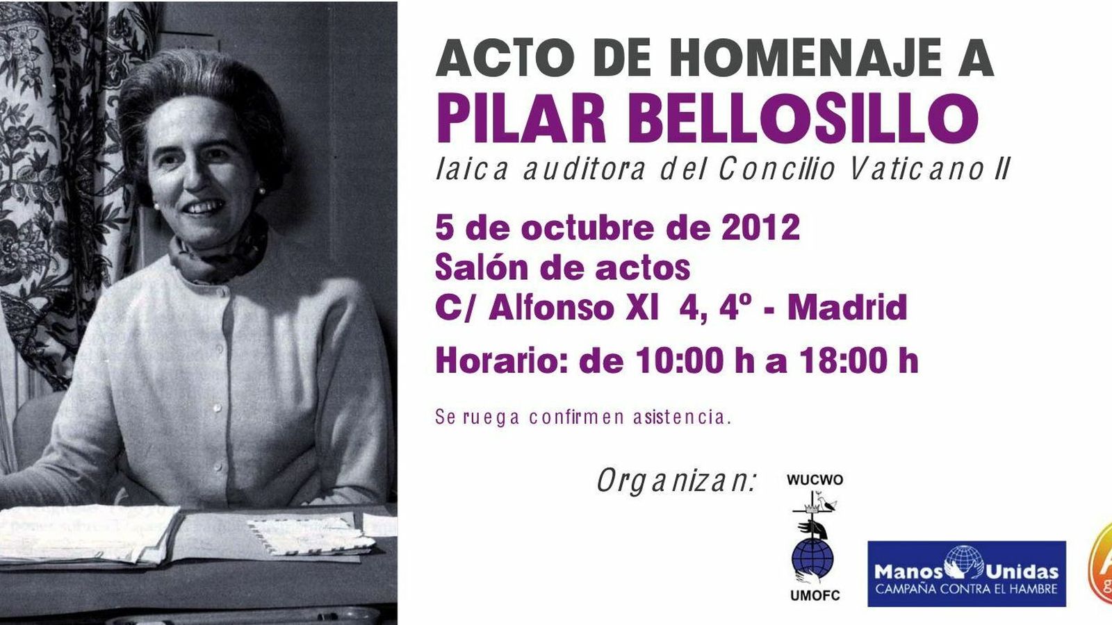 Homenaje a Pilar Bellosillo
