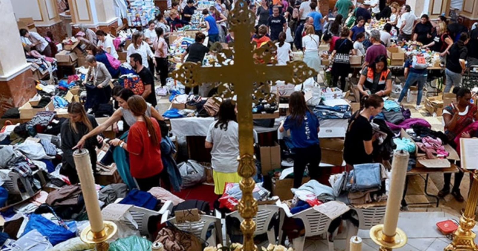 Dana de Valencia. Iglesia solidaria