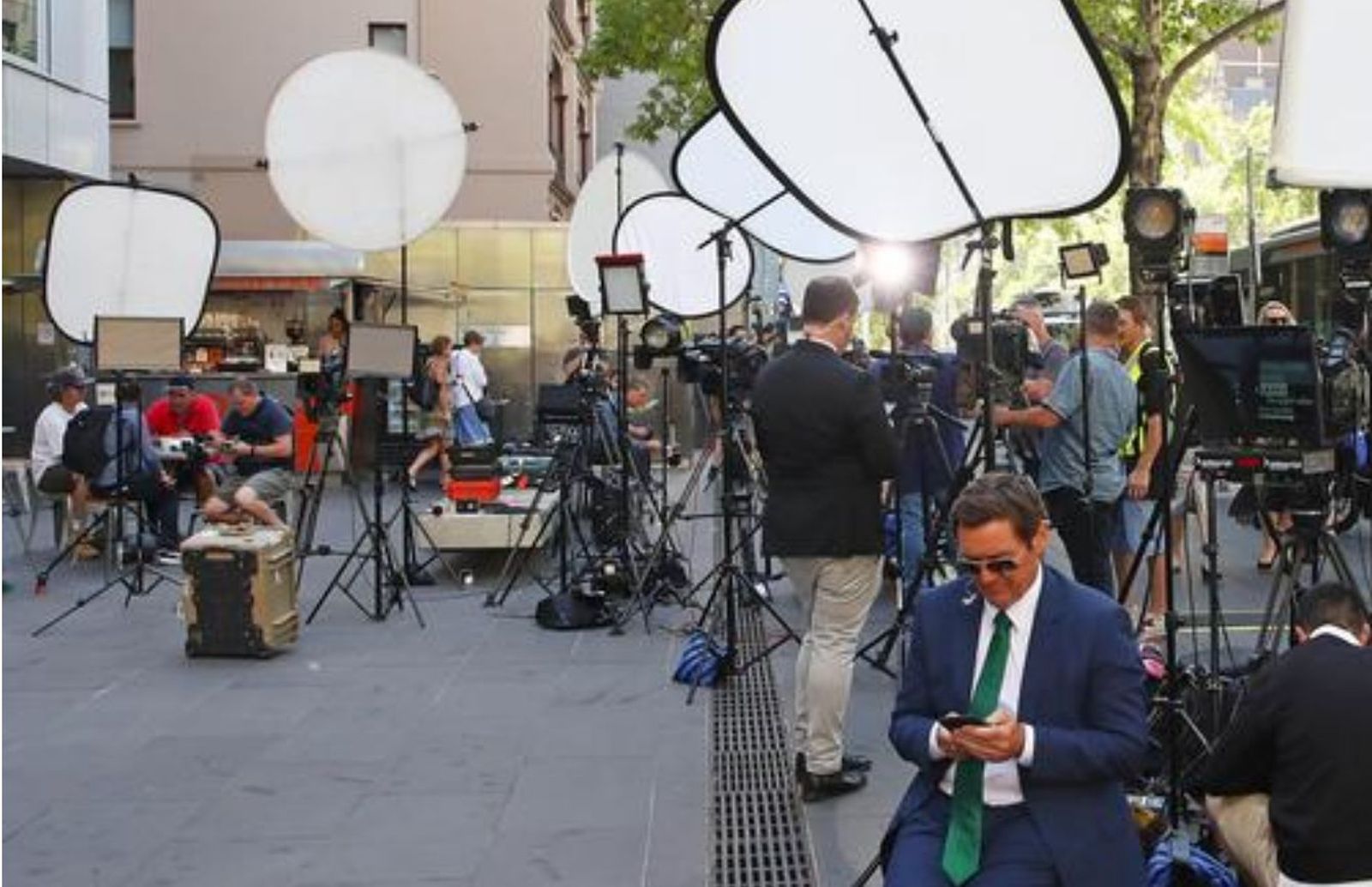 Medios australianos en el proceso a Pell