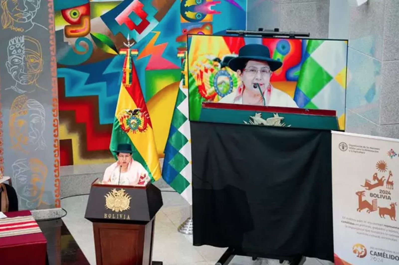 Celinda Sosa Lunda, ministra de Exteriores de Bolivia