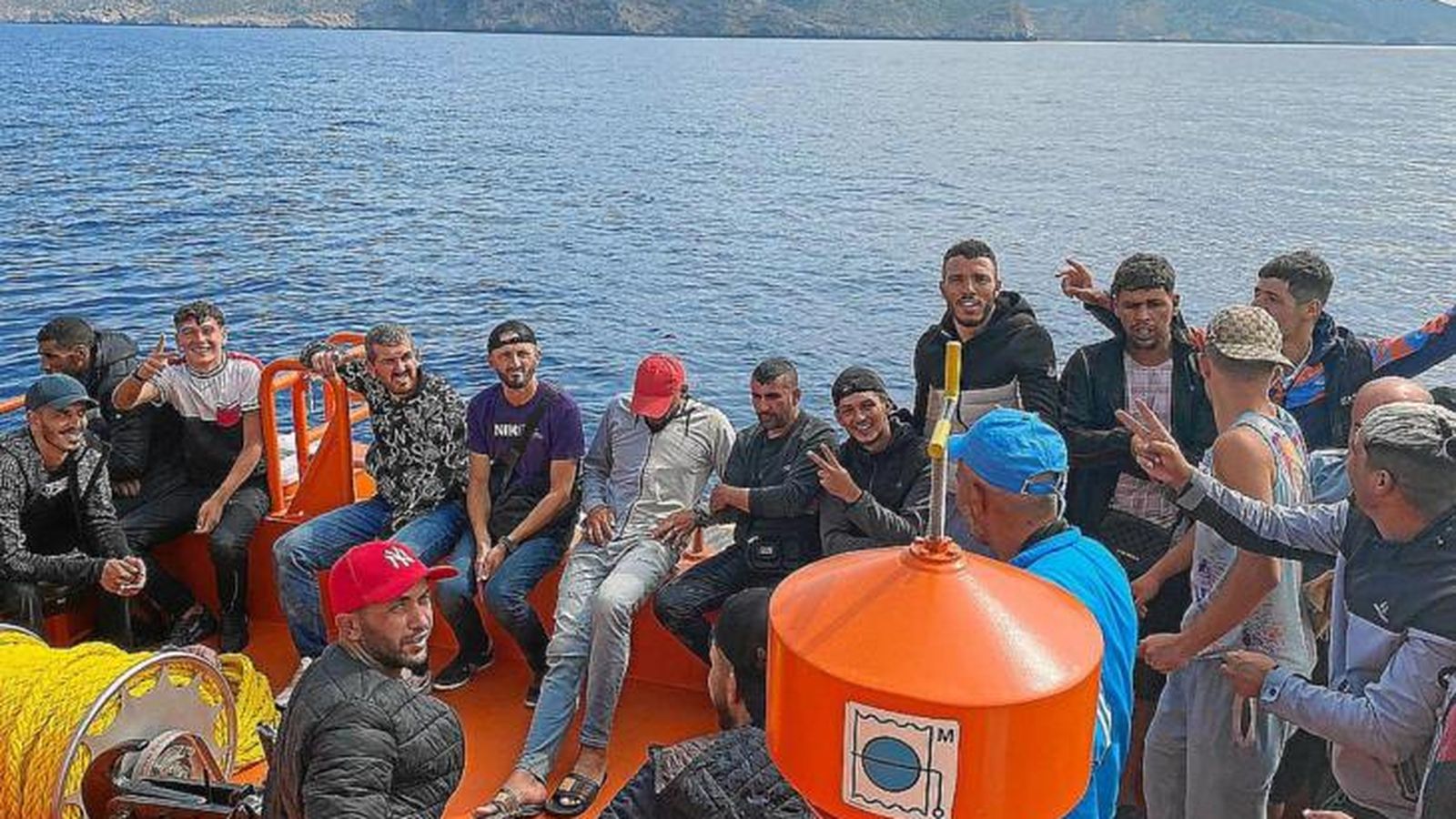 Migrantes en aguas de Mallorca