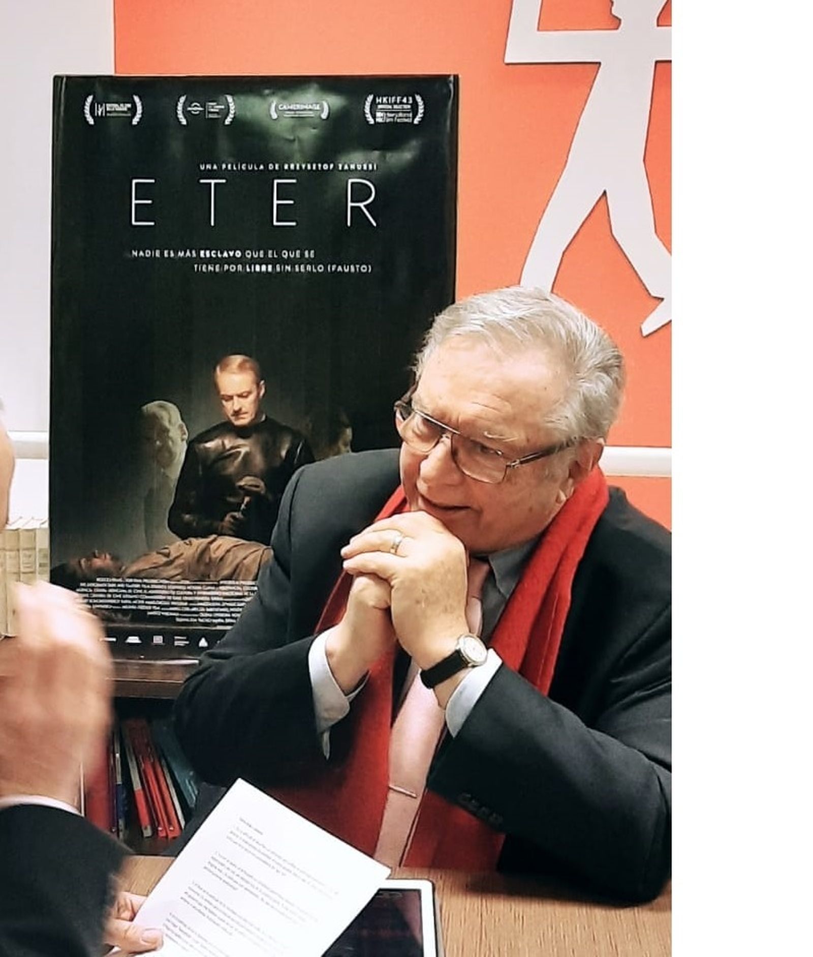 Zanussi, director de ETER: “es importante decir a los jóvenes que somos capàces de cometer los crímenes más graves, ya lo hicimos,  no somos tan diferentes de nuestros abuelos.”