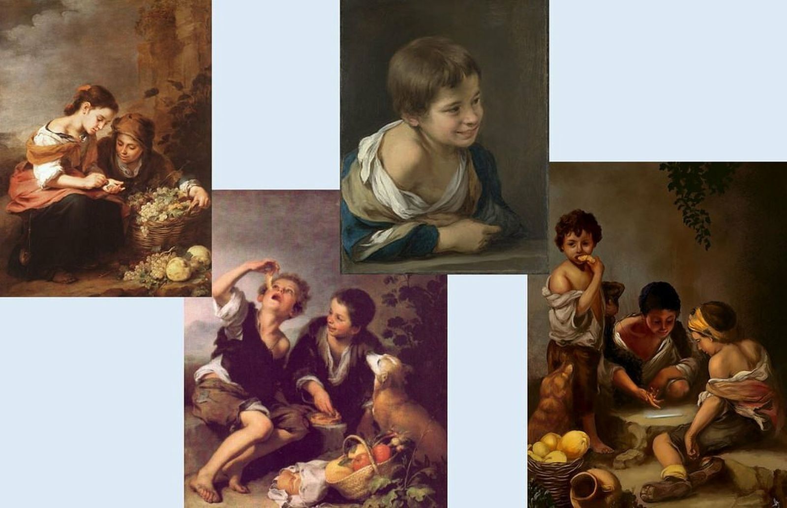 Cuadros infantiles de Murillo