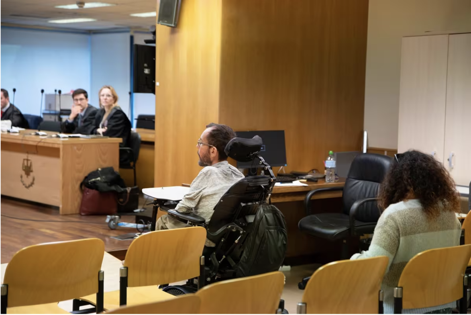 El exdiputado Pablo Echenique comparece ante la Audiencia Provincial de Madrid, a 27 de marzo de 2026, en Madrid (España).