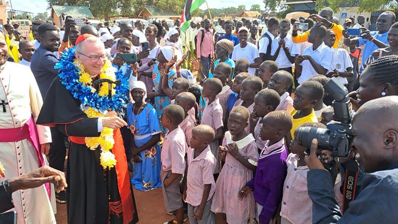 Parolin, en Rumbek