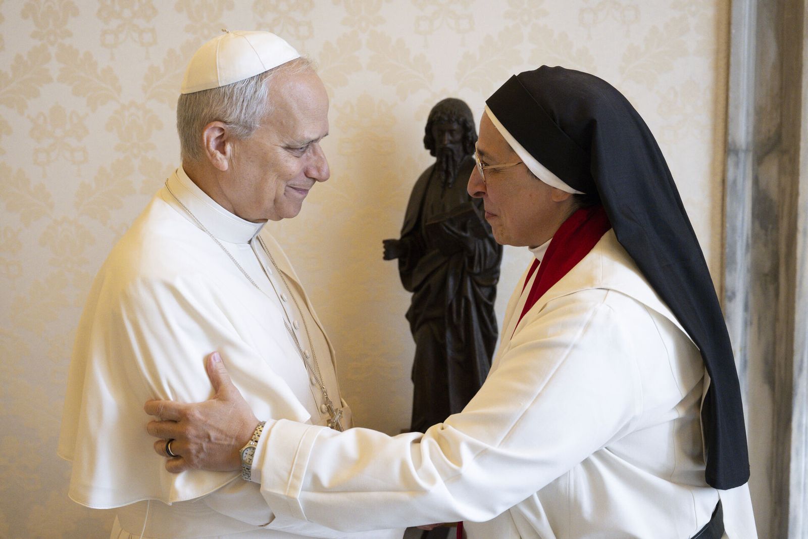 Sor Lucía Caram, con el Papa León