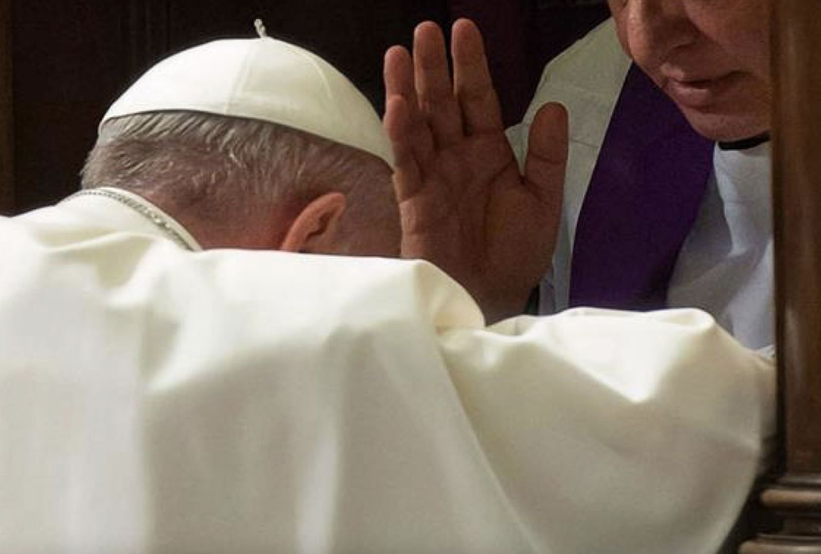 Francisco, en confesión