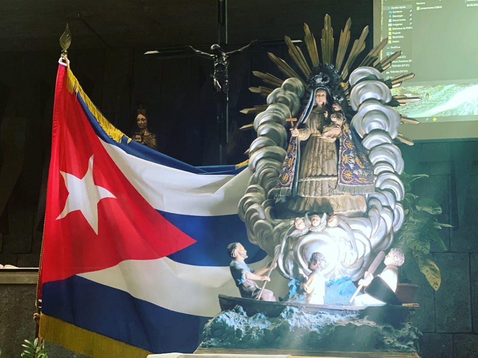 Celebración de la fiesta de la Caridad del Cobre en Madrid