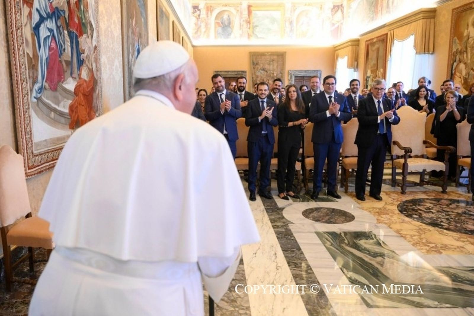 Francisco, con los empresarios españoles