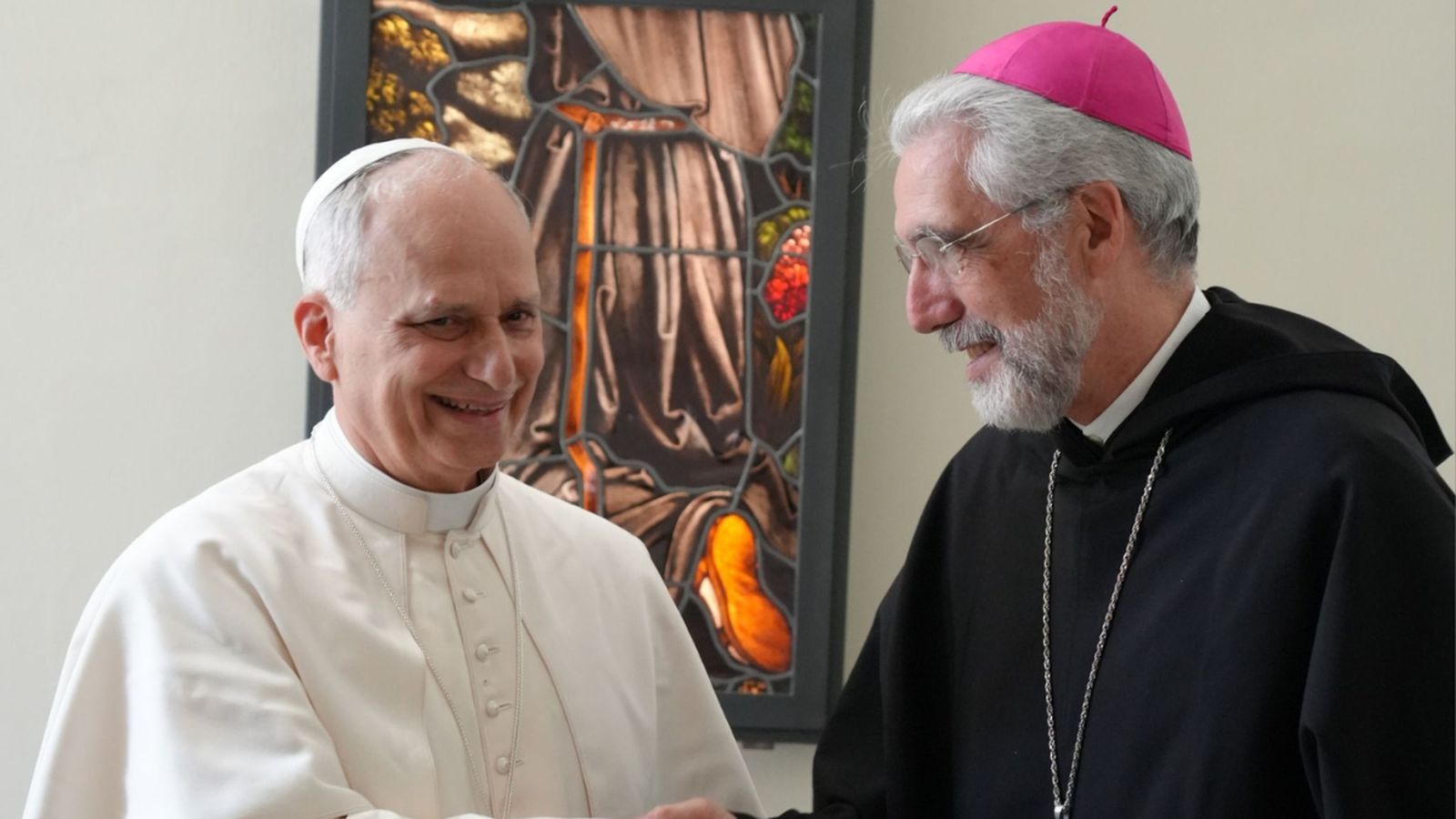 El Papa y Luis Marín de San Martín