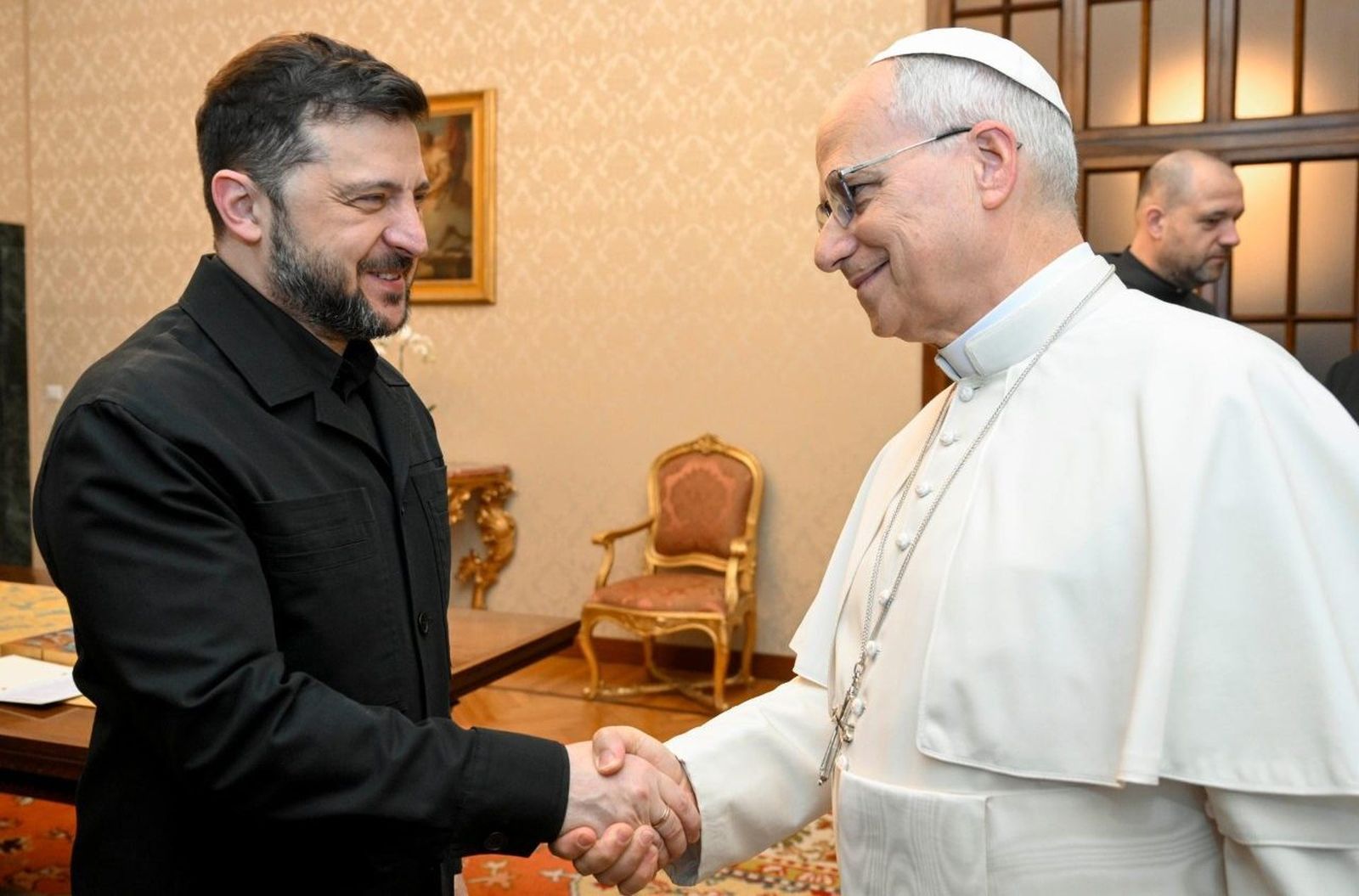 El Papa recibió a Zelenski en Castel Gandolfo