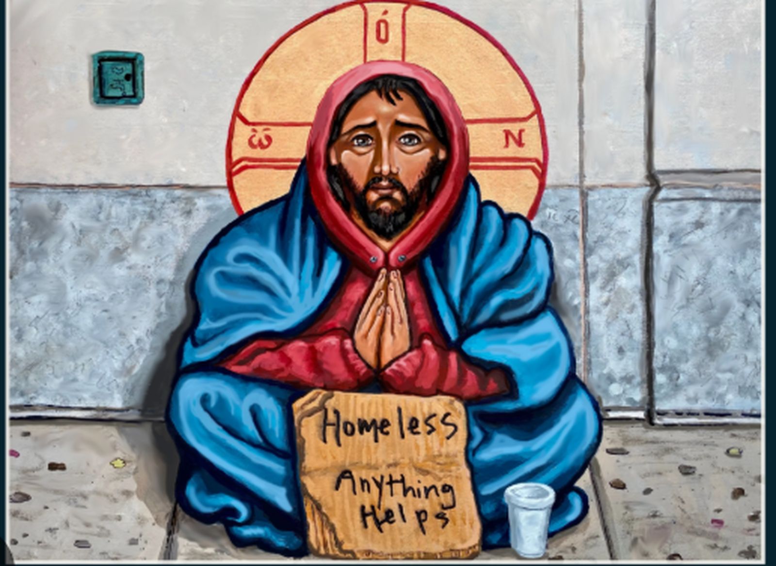 Jesús pidiendo limosna