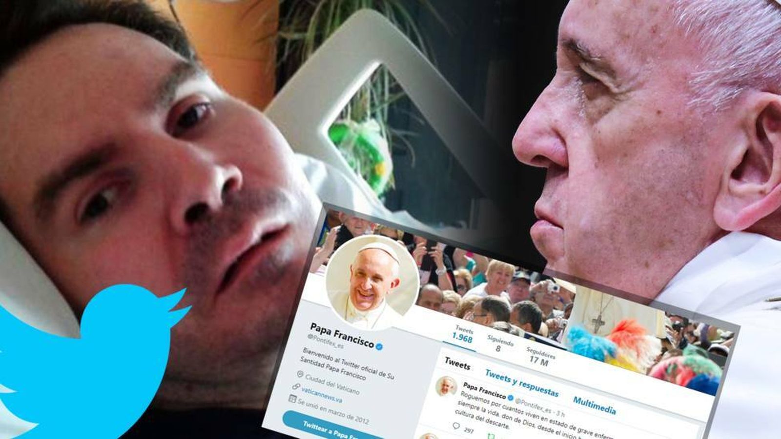 El tweet del Papa en el caso de Vincent Lambert