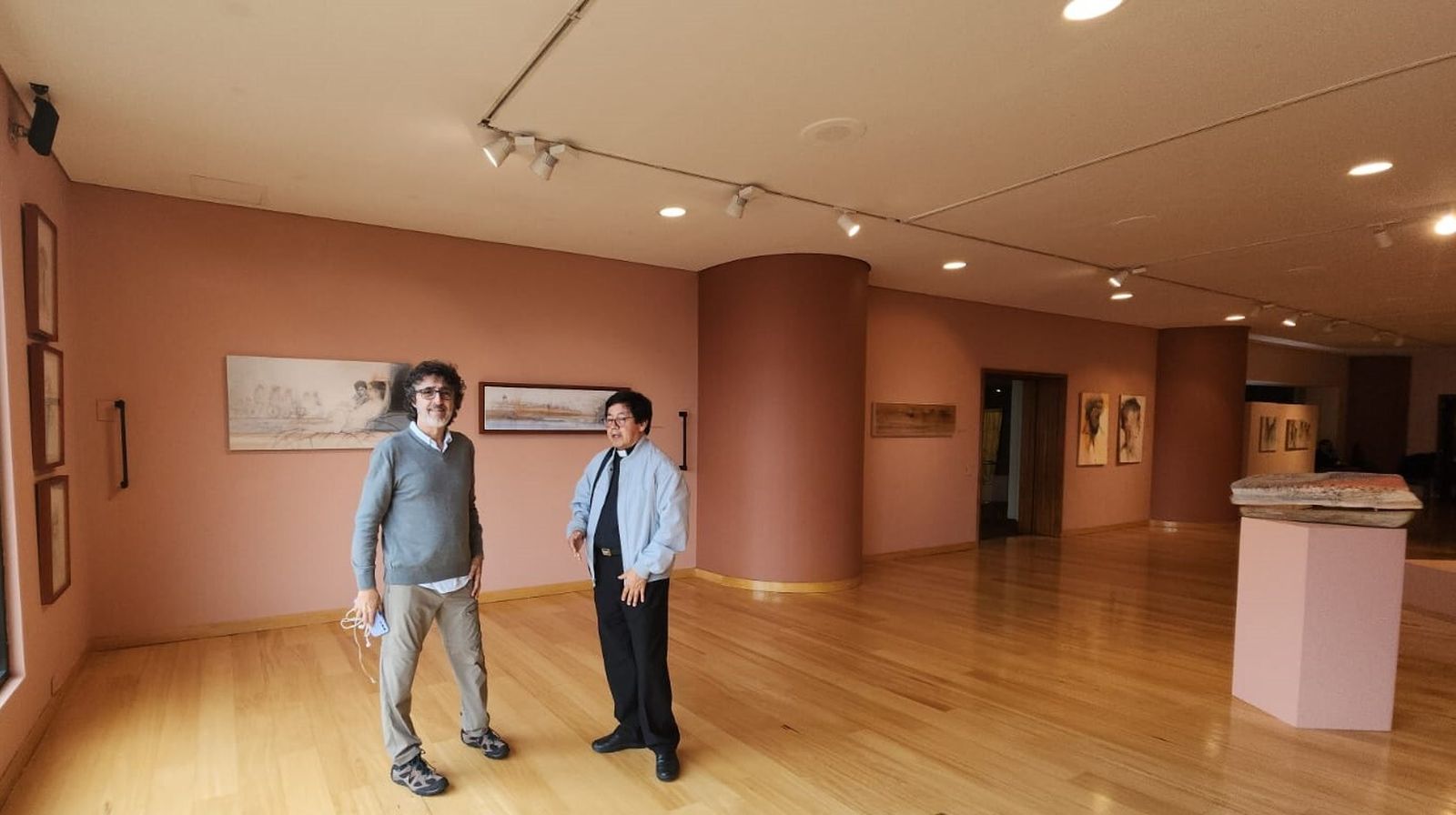 Dussan, en la entrevista con el autor